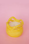 WORK OF ART CANDLE - YELLOW CURVE