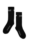 HEART SOX IN BLACK/GREY