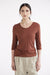 STAPLE T IN RUSSET, S25