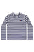 W L/S STRIPED T-SHIRT IN NAVY/WHITE, SS24