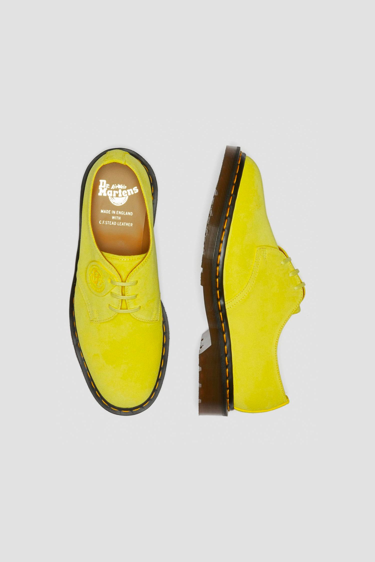 Dr martens on sale raf simons yellow