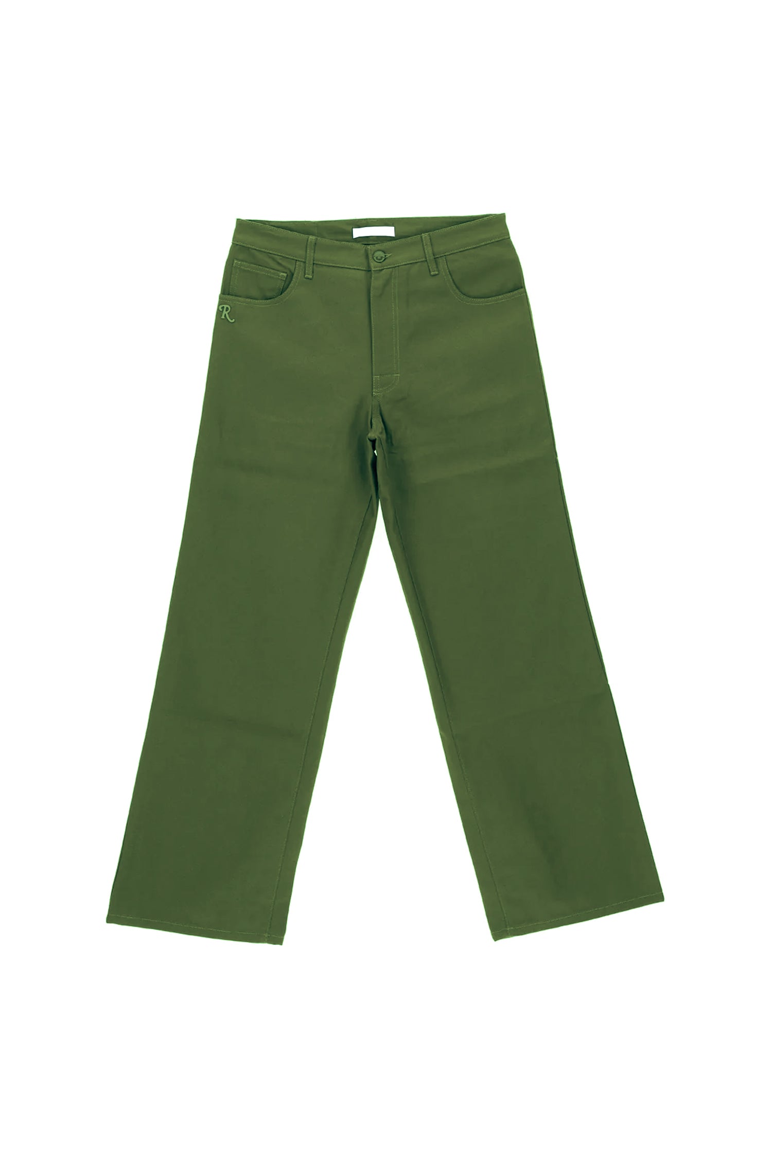 WIDE FIT DENIM WORKWEAR PANTS IN KHAKI, FW22 - Zambesi Store